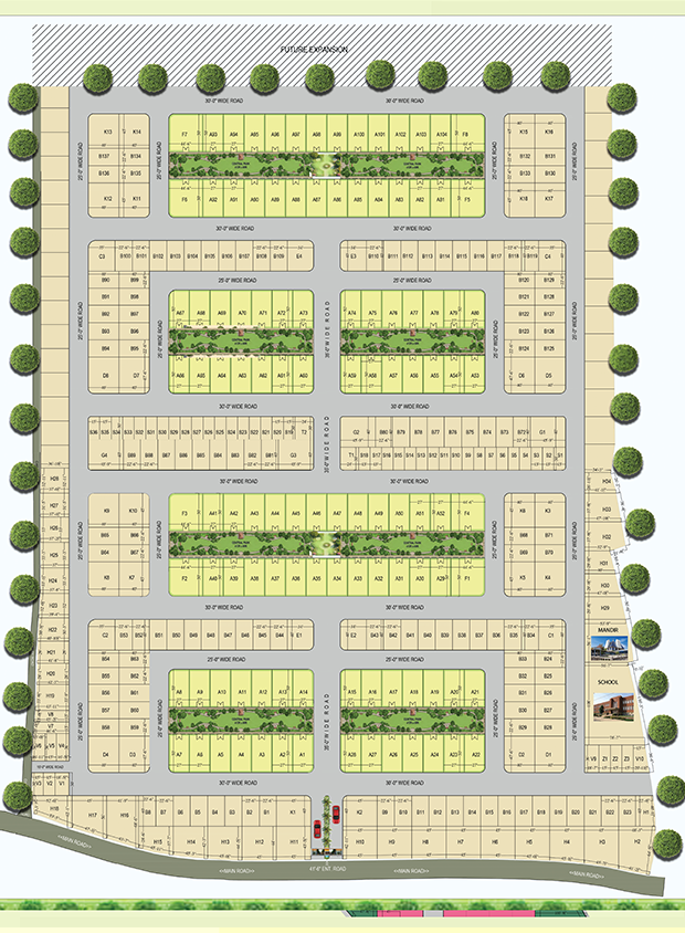 Map The Sunrise Township Phase-2